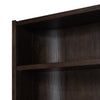 Lockhart Bookcase Rubbed Black Oak Solid Top Corner Detail 239621-001