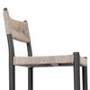Four Hands Lomas Outdoor Metal Stool eye level view 