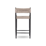 Four Hands Lomas Outdoor Metal Stool back view 