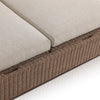 Lorelei Outdoor Double Chaise 242516-001 double cushion seam