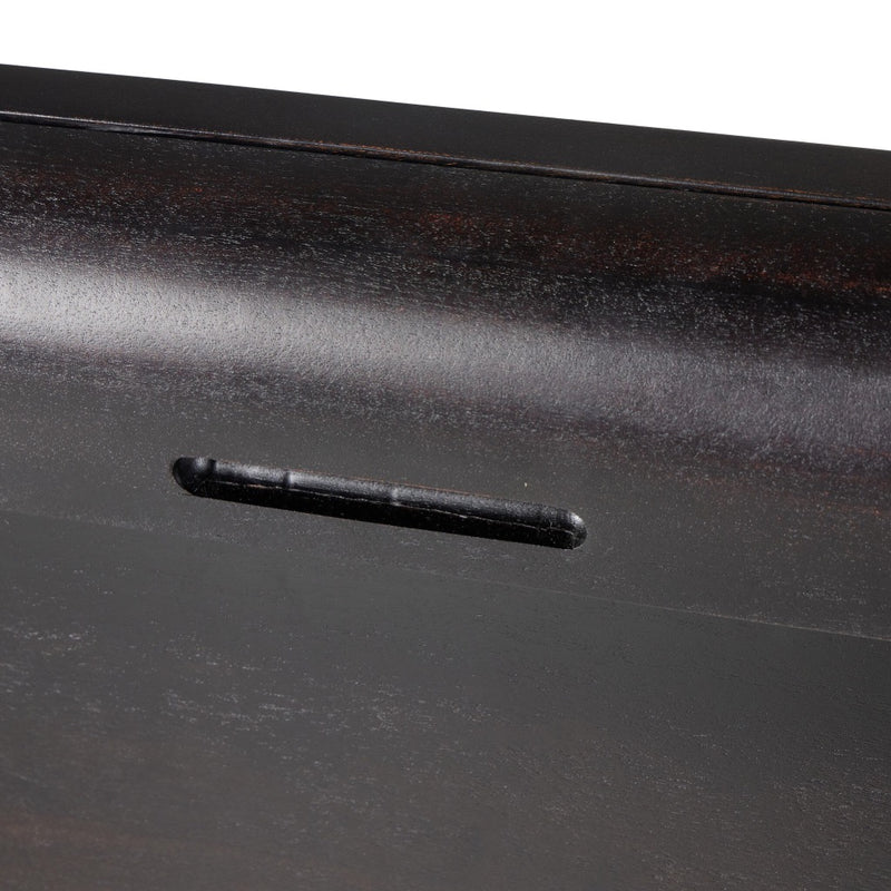 Lorik Desk Worn Black Acacia Drawer Pulls 239019-002