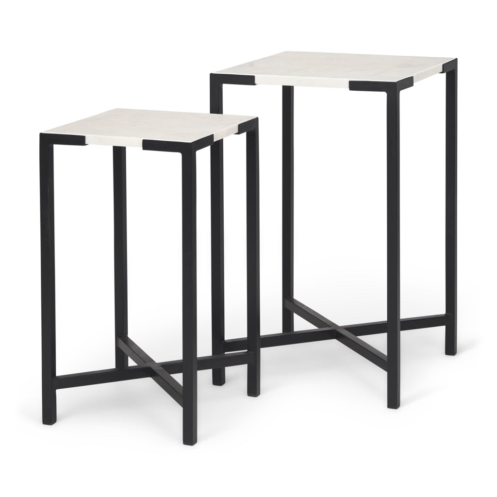 Mercana Lucas Accent Tables angled views
