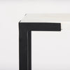Lucas Accent Tables 68240 black metal frame side view 