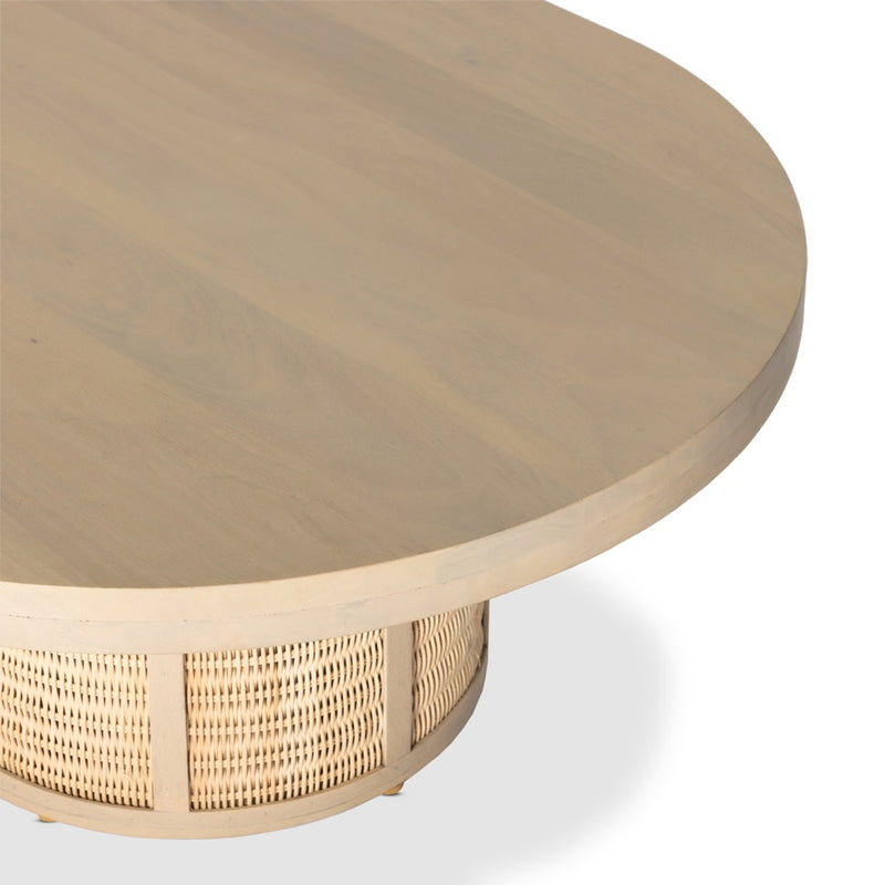 Four Hands Lucinda Coffee Table Natural Mango Wood Tabletop