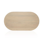 Lucinda Coffee Table Natural Mango Top View Four Hands