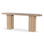 Lucinda Cane Console Table Natural Mango Four Hands