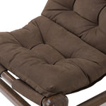 Lucio Chair Nubuck Cigar Top Grain Leather Seating 242116-001