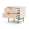 Luella Nightstand 228255-001 angled open drawer view 