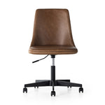 Four Hands Lyka Desk Chair Sonoma Chestnut Front Facing View