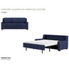 Lyons Comfort Sleeper Sofa in Aura Natural by American Leather - Tear Sheet Page