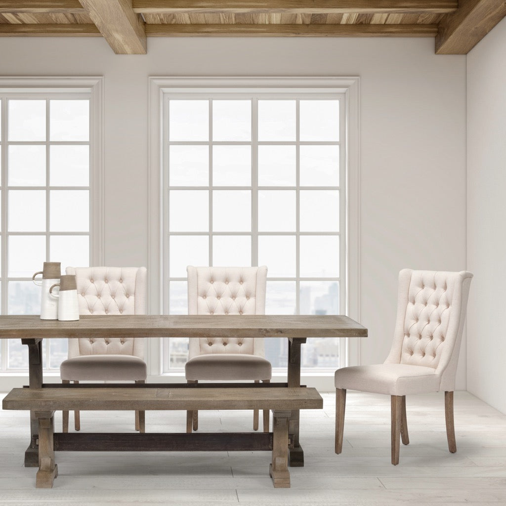 Mercana Mackenzie Dining Chair - Cream – Artesanos Design Collection