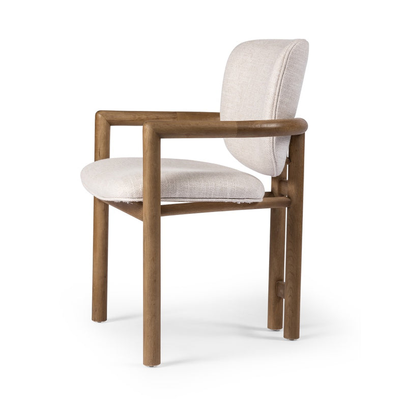 Four Hands Madeira Dining Chair Dover Crescent Angled View