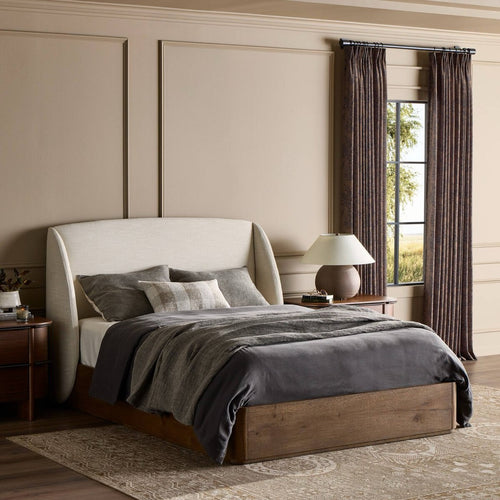 Four Hands Maeve Bed staged bed 