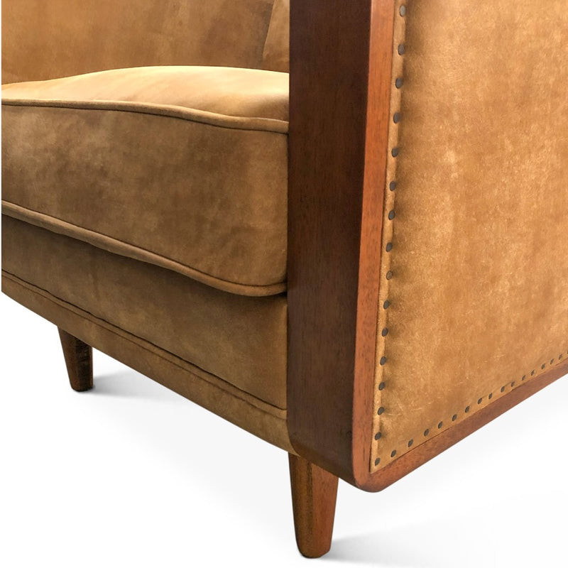 HTD Maison Naydine Chair arm frame view 