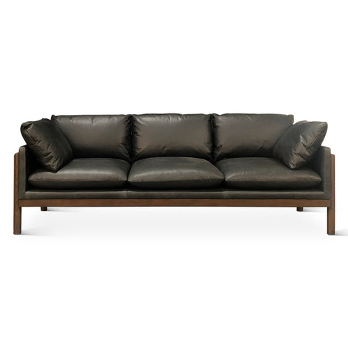 Maison Norah Sofa V710-NOR-SOF-CBLK front view 