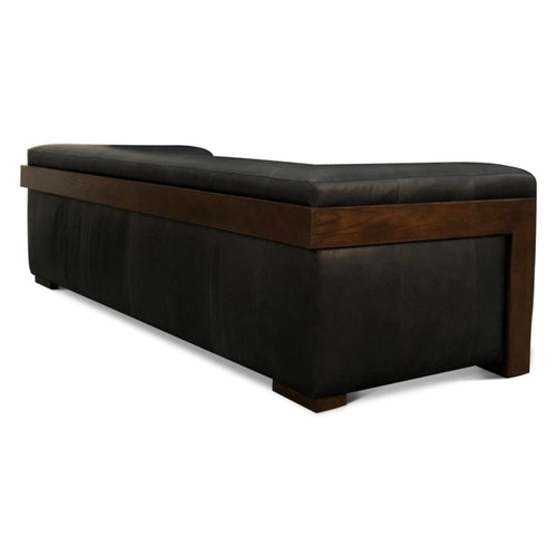 Maison Harper Sofa V710-HAP-SOF-CBLK back angled view 