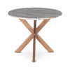 Malibu 70" Oval Dining Table FMU-DT70SWAG side view 