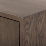 Malmo Sideboard Aged Natural Oak Top Corner Detail Four Hands