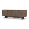 Malmo Sideboard Aged Natural Oak Angled View Four Hands