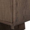Malmo Sideboard Aged Natural Oak Front Doors Detail 234062-003
