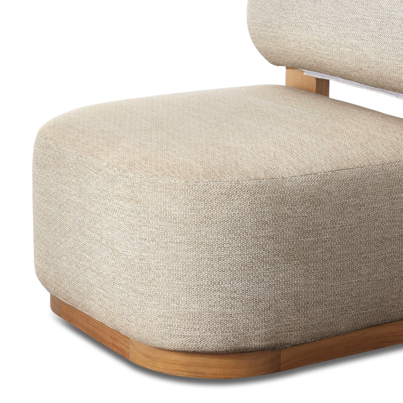Four Hands Malta Outdoor Swivel Chair seat cushion 