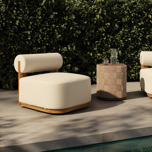 Malta Outdoor Swivel Chair 248976-001 staged view 