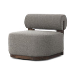 Four Hands Malta Outdoor Swivel Chair angled view 