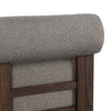 Malta Outdoor Swivel Chair 248976-002 back view of bolster