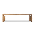 Four Hands Marcia Dining Table Natural Reclaimed French Oak Front Facing View