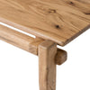 Marcia End Table Natural Reclaimed French Oak Rounded Corner Detail 242149-001