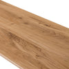 Marcia Large Coffee Table Natural Reclaimed French Oak Graining on Tabletop 242145-001