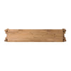 Marcia Low Console Table Natural Reclaimed French Oak Top View 242151-001