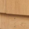 Mariah Sideboard Light Blonde Oak Front Doors Detail 230204-004