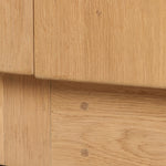 Mariah Sideboard Light Blonde Oak Front Doors Detail 230204-004