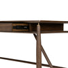 Markia Desk Aged Oak Veneer Slim Legs 233749-001