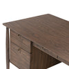 Markia Executive Desk Aged Oak Veneer Tabletop View 236894-001