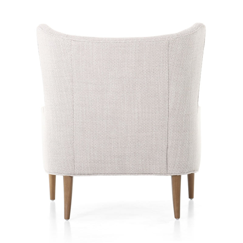 Marlow Wing Chair Gibson Wheat Back View Four Hands