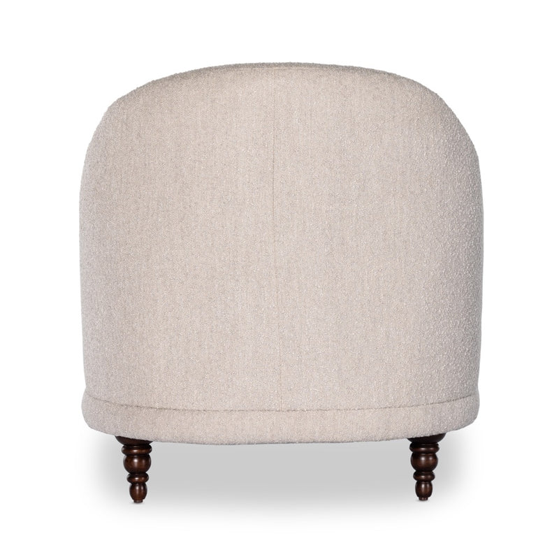 Marnie Chaise Lounge Knoll Sand Back View Four Hands