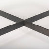 Mercana Marquisa Coffee Table metal crossbar view 