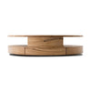 Matheus Coffee Table Natural Reclaimed French Oak Side View 242135-001