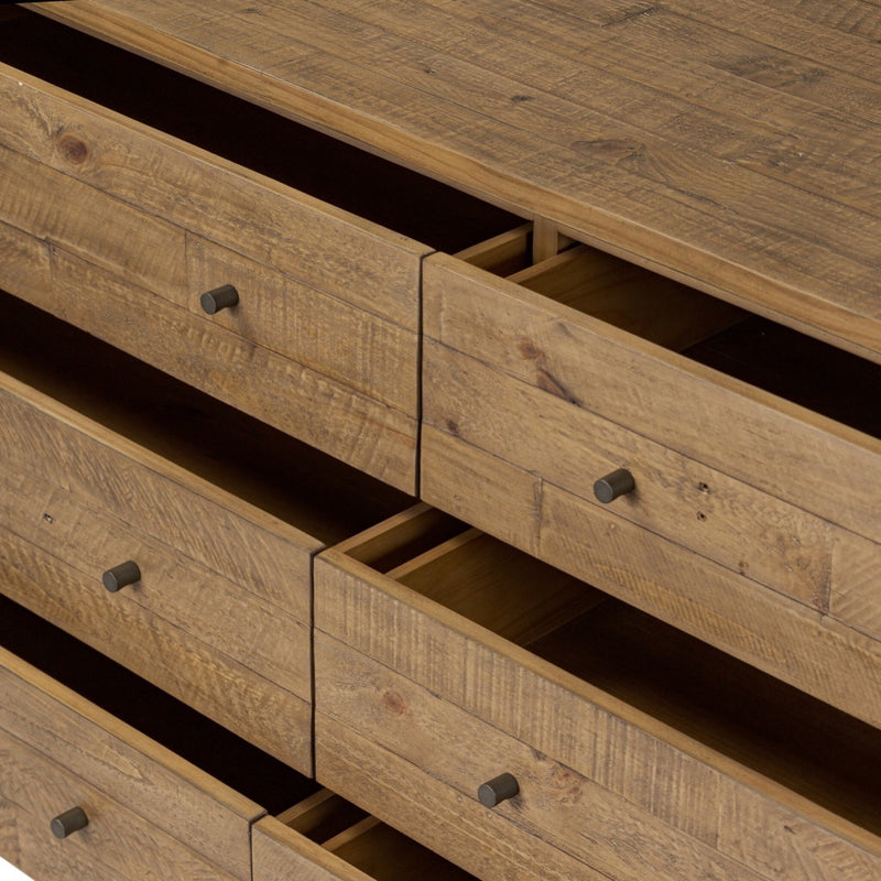 Matthes 6 Drawer Dresser 249136-001 open drawer view 