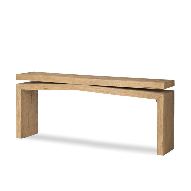 Four Hands Matthes Console Table 79" angled view 