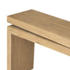 Four Hands Matthes Console Table 79" angled top view 