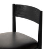 Mavery Armless Dining Chair Sierra Espresso Oak Veneer Backrest 100046-003