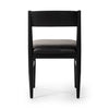 Mavery Armless Dining Chair Sierra Espresso Back View Four Hands