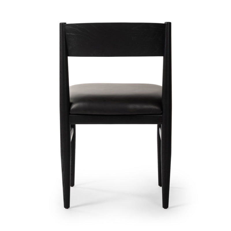 Mavery Armless Dining Chair Sierra Espresso Back View Four Hands