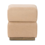 Maximo Accent Stool Palermo Nude Side View Four Hands