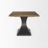 Mercana Maxton Wood Dining Table side view 