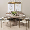 Maxwell Dining Table 69032-AB staged view 