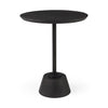 Mercana Maxwell Pedestal Side Table front view 
